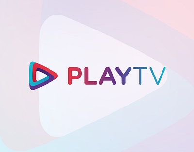 PlayTV animation branding logo logo design motion graphics