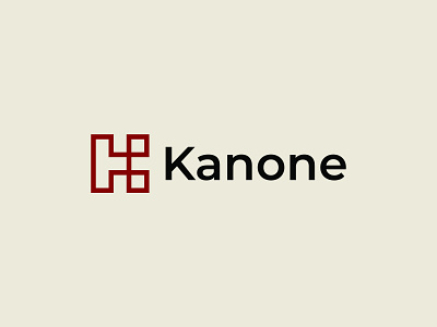 Kanone brand branding concept futuristic illustration k logo letter k lettermark logo logo design logomark logotype mark minimalist monogram simple startup symbol typography vector