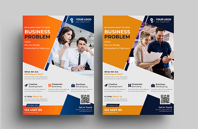 Corporate Business Flyer Design, A4 Business Flyer agency business flyer design