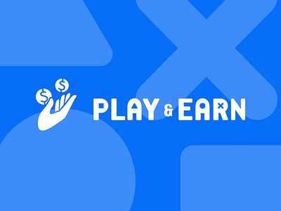 Play & Earn branding gaming logo logo design play