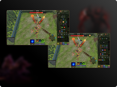 Game interface for Revolt design game uiux design