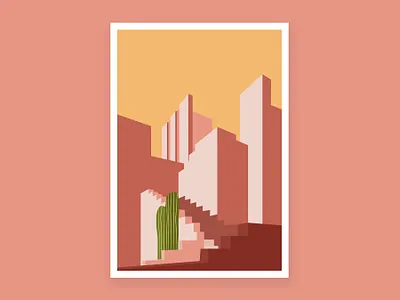 ARCHITECTURE 2d design digital digitalart digitaldraw graphic design illustration minimalism modern poster poster design vectorart