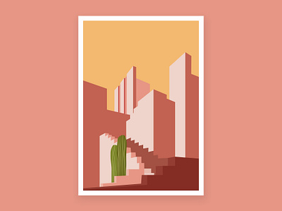 ARCHITECTURE 2d design digital digitalart digitaldraw graphic design illustration minimalism modern poster poster design vectorart