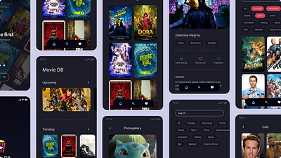 Movie DB - Streaming movie app movies ui