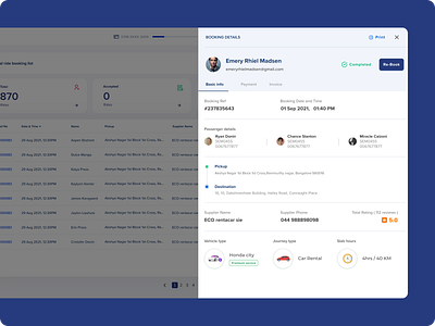 🚕 Bookings History booking product products design ui user experience design ux