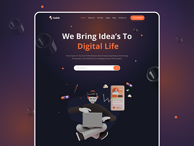 Digital Agency Landing Page bhfyp branding business business consult website ui dailyui design digital agency landing page digital agency ui design digital ui design digitalmarketing homa page design landing page marketing marketingdigital onlinemarketing seo socialmedia socialmediamarketing ui ui design