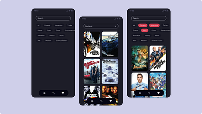 Movie DB - Streaming movie app app movies ui