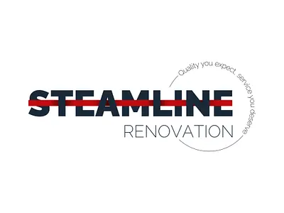 Logo - Steamline Renovation branding design graphic design home house illustration logo renovation typography vector work