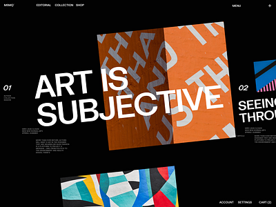 MSMQ — Art Direction II mag minimal web