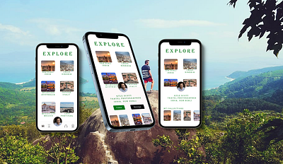 Explore App design adventure app beautiful design designer for hire explore ios photography tourism travel ui user interaction design ux