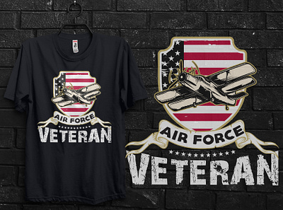 Air force veteran t-shirt design ( veteran t-shirt, design) air force air force tshirt apparel design illustration merchandise shirt design t shirt design tee tshirt tshirtdesign tshirtprinting typography shirt vector graphic veteran t shirt