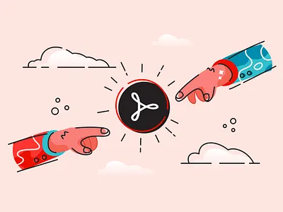 adobe connection people. adobe x marco adobe adobe creative cloud adobe reader business cloud colors connection creation creation of adam design fingers flat hands handshake icon illustration michelangelo pdf sistine chapel vector