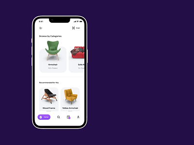 Furniture Mobile app interaction app design ecommerce app furniture app interaction interaction design ios app ios application ios design minimal app minimal mobile app mobile app mobile interaction real app ui uiux ux