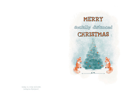 Christmas 2021 foldable card with Covid humor christmas christmas card christmas humor christmas illustration covid covid humor design graphic design illustration