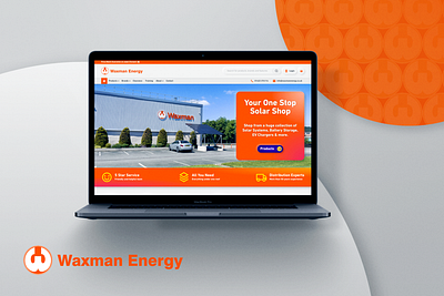 Waxman Energy Website Design branding design ecommerce ecommerce website energy solar solar energy solar website web design website