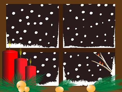 love snow birds design illustration snow