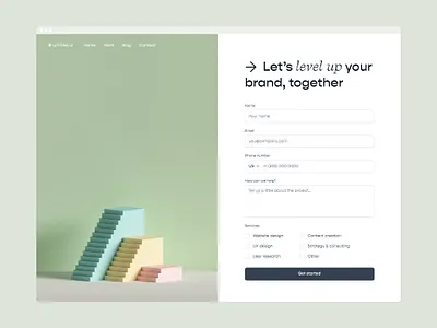 Contact page — Untitled UI 3d booking clean ui contact design system figma form get in touch minimal minimalism simple ui kit web design webflow