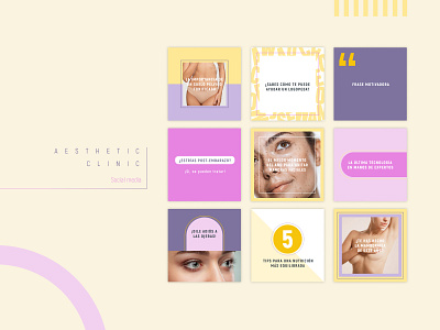 Aesthetic clinic 2 aesthetic argentina branding design diseñografico diseñoweb facebook instagram social media socialmedia web design website