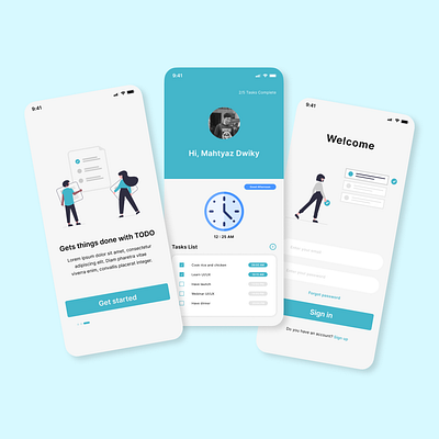 Mobile Apps To Do design typography ui ux
