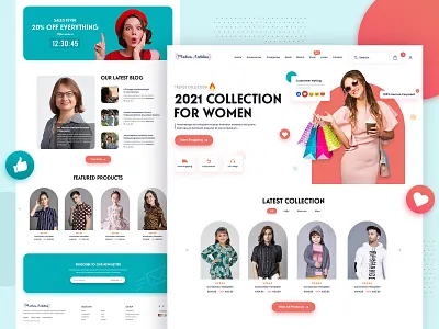 Ecommerce Website Design clean and modern homepage clothing haomepage clothing website design ecommerce website design fashion fashion homepage graphic design homepage design modern homepage ui website