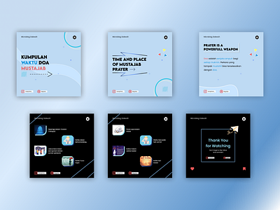 Microblog - Kumpulan Waktu Doa Mustajab design ui