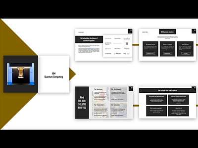 Slide : Quantum Computing 3d animation branding design graphic design illustration logo motion graphics ui ux vector web design