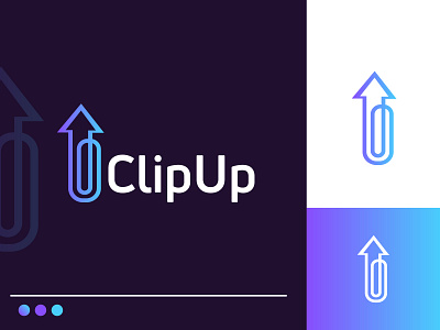 ClipUp Minimalist Logo Design best logo design branding clip icon clip logo dribbble shot flat logo idea gradient icon gradient logo graphic design illustration logo logo design logo inspiration logo presentation logo tips minimalist logo paper clip paper clip icon paper clip logo vector