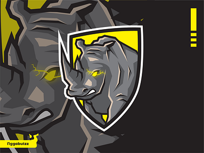 Rhino Gaming design graphic design icon illustration logo vector