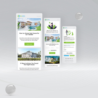 Evara Email Templates app design asterixarts email templates evara hossein mahmoodi ihmahmoodi learnuix.ir real estate ui uiux ux website design املاک اوارا تجربه کاربری حسین محمودی رابط کاربری طراحی اپلیکیشن طراحی وبسایت قالب ایمیل