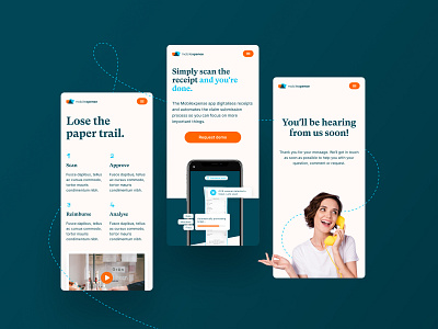 Mobilexpense branding corporate mobile mobile design saas ui ui design webdesign