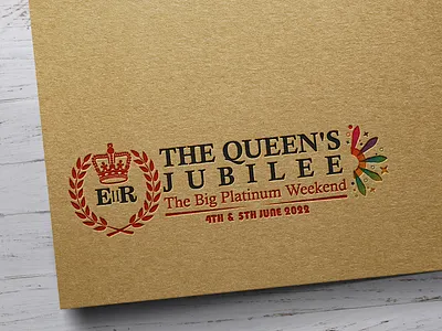 The Queens Jubliee companylogo creativelogo eventlogo flatlogo logodesign uniquelogo