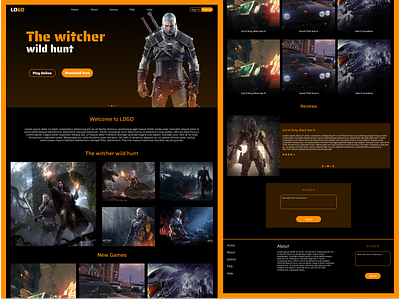 Gaming Website 2021 template design gaming web gaming website gaming web template gaming template graphic design illustration logo ui ui designer uiux ux web design