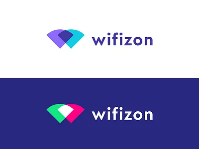 Wifizon brand branding design icon identity illustration internet logo logo logo brand logo creation logo desginer logo maker logotype minimal net net logo vector w latter wifi logo wifizon