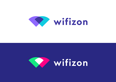 Wifizon brand branding design icon identity illustration internet logo logo logo brand logo creation logo desginer logo maker logotype minimal net net logo vector w latter wifi logo wifizon