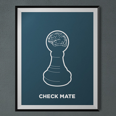 Check Mate Poster Design adobe adobe illustrator check mate chess design graphic design illustration illustrator poster poster design print print design vector