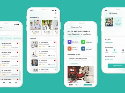 Online Doctor Case Study app app case study app ui inspiration appdesign case study case study design design doctor doctor booking app healthcare app ui medical records ui minimal ui design patient management ui telemedicine app ui ui design uiux user experience ux ux design