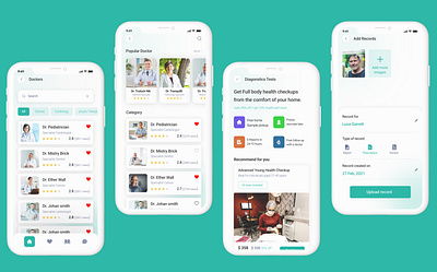 Online Doctor Case Study app app case study app ui inspiration appdesign case study case study design design doctor doctor booking app healthcare app ui medical records ui minimal ui design patient management ui telemedicine app ui ui design uiux user experience ux ux design