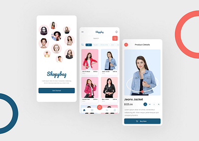 Shopybag E-Commerch Mobile App UI Design app app design application ui design commarch ui design e commarch ui design e food ecommarch ui design graphic design ui ui design ui designer ui ux design