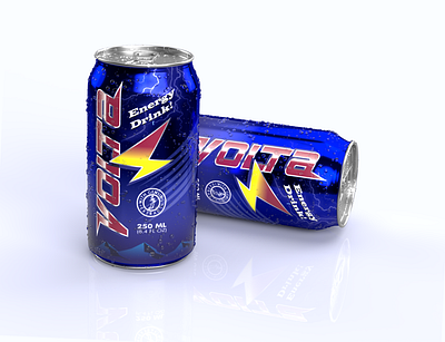 Volta Energy Drink branding logo