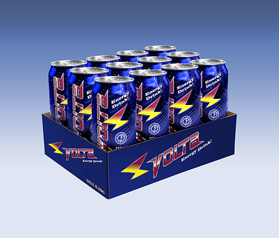Volta Energy Drink (Packed) branding logo