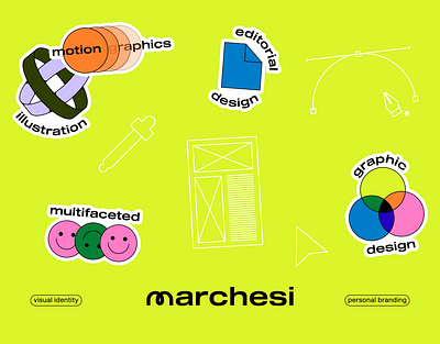 Marchesi — Visual identity branding design graphic graphic design illustration illustrator logo motion graphics wacom intuos