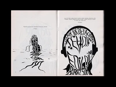 Seyyar Sesler 9 Fanzine callcenter editorial editorial design fanzine illustration magazine poster type typography underground woman