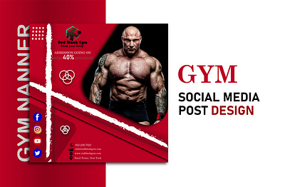 Health and Gym l Health and Gym social media banner 3d add banner adobe illustrator ads design animation branding facebook post facebook post design gfxferdous graphic design illustration instagram banner instagram post logo motion graphics social media banner social media design social media post ui vector