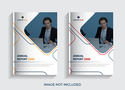 Company Profile, Book Cover, or Annual Report brochure cover logo