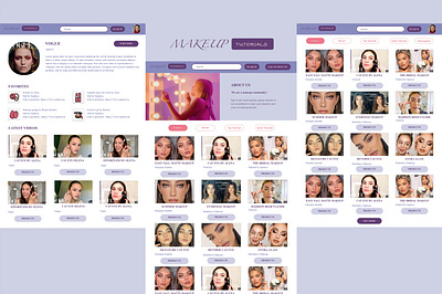 MakeupTutorials design ui ux