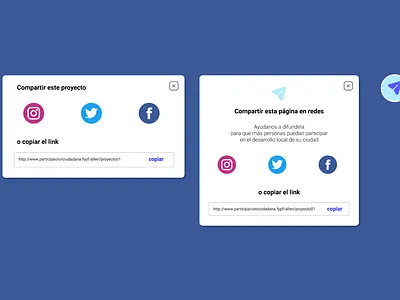 Share digital graphic design ui
