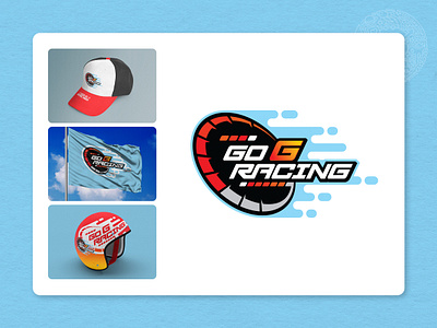 Go G Racing branding design gogracing gohsantosa illustration logo