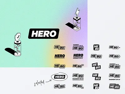 Hero 💸 anagram anagram club brand brand exploration branding design faster checkout flexible payments hero identity illustration logo logotype money pay later pay over time payments methods typography valentin salmon vector