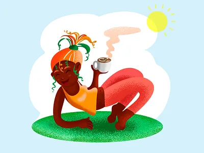 Yoga character character design design girl illustration vector vector illustration vector image woman yoga