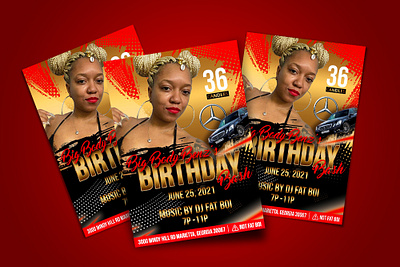 Birthday Party Flyer Design a4 adobe illustrator adobe photoshop branding business flyer creative flyer design flyer flyer design graphic design illustration logo poster poster design truck wrap ui vector wrap design